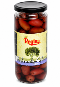 Czarne Oliwki Kalamon w Solance (bez pestki) 260g netto Regina